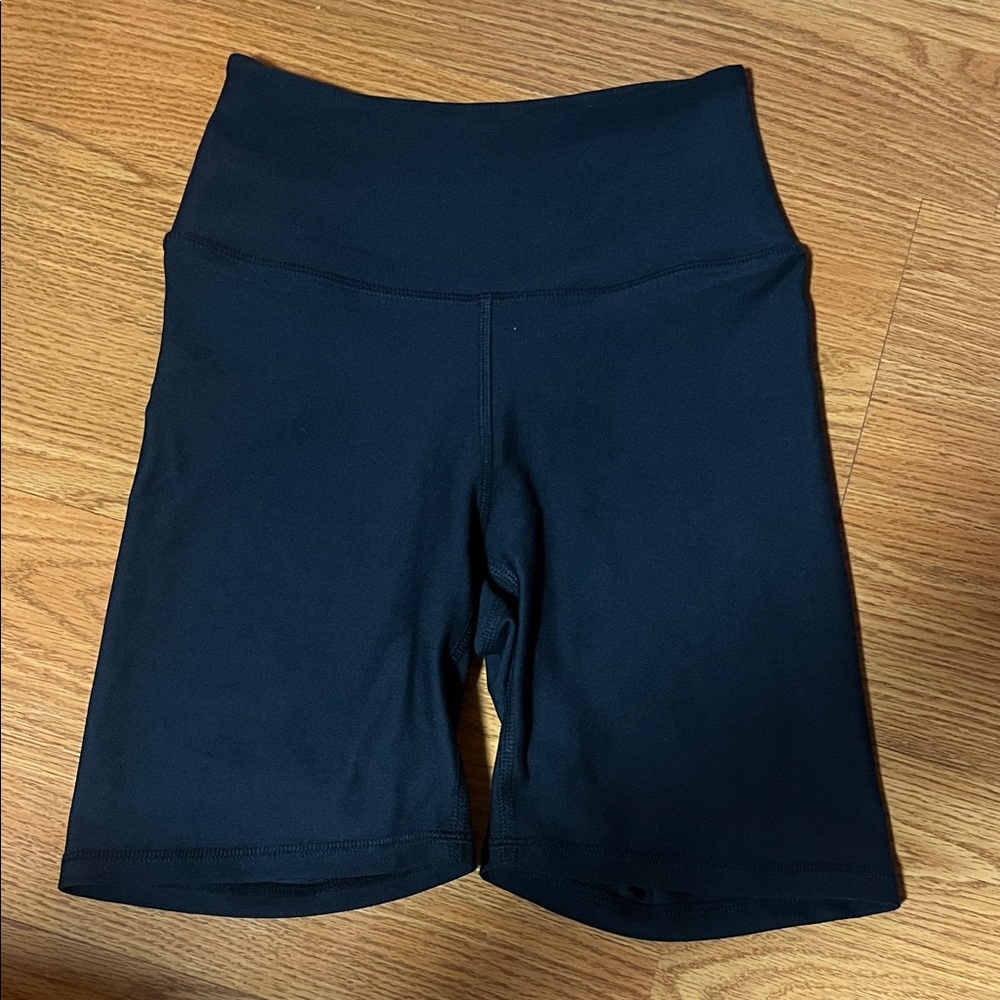 Balance Collection Black/Navy Blue Bike Shorts